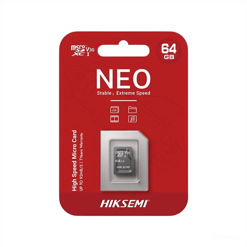 Thẻ nhớ Hiksemi 64GB NEO MicroSD HS-TF-C1 64G - Màu đỏ