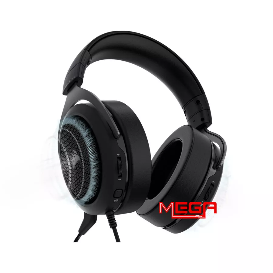 Tai nghe Corsair HS60 HAPTIC Carbon CA-9011228-AP