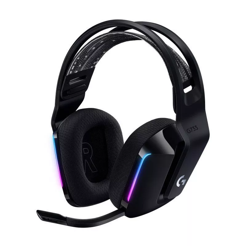 Tai nghe không dây Logitech G733 Lightspeed RGB Đen