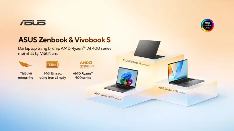 Asus Zenbook và Vivobook S